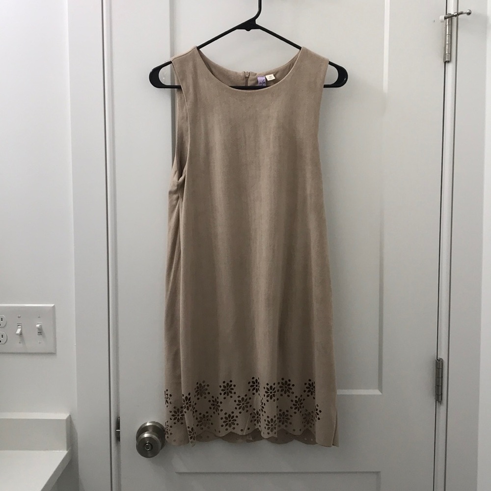Suede Mini Dress